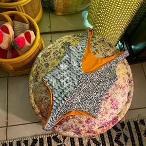 Reversible Bohemian Thong One Piece Swimsuit